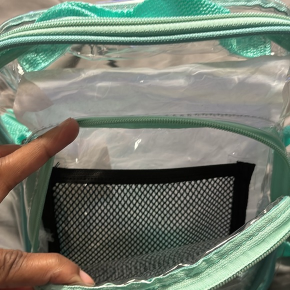 Stadium ready, clear and mint green crossbody! - Picture 5 of 6